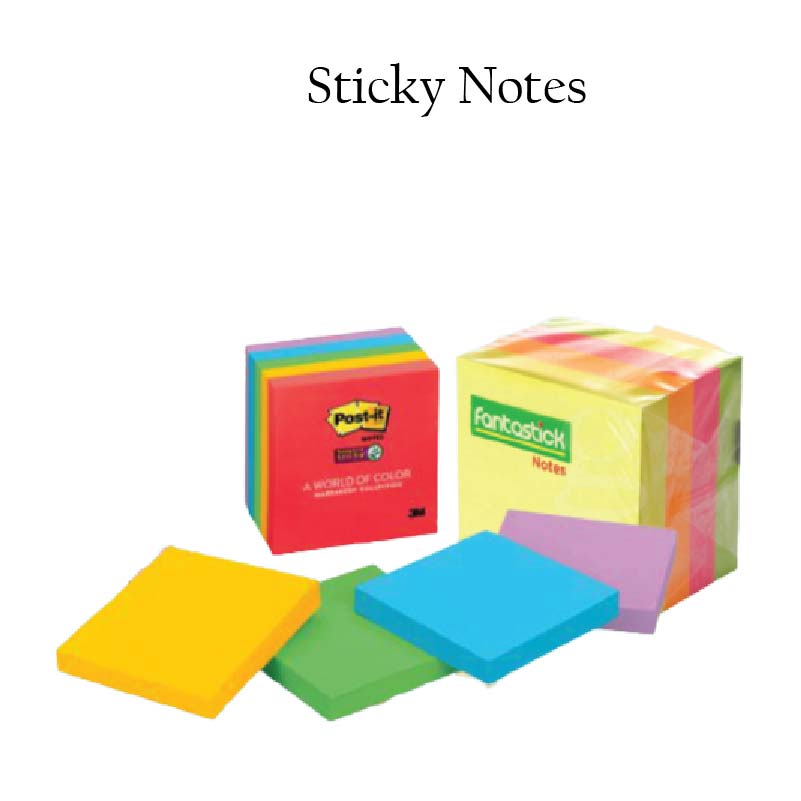 Adhesives & sticky notes